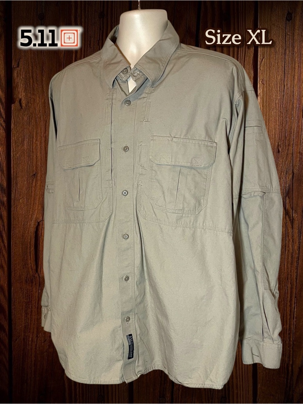 The Original 5.11 Long Sleeve Shirt - Style #72157 - 5.11 Tactical Men's Size XL